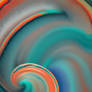Fluid Art With Swirling Waves Of Turquoise