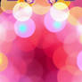 Blurry Pink And Yellow Circle