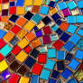 Close Up Of A Multi Colored Mosaic Tile
