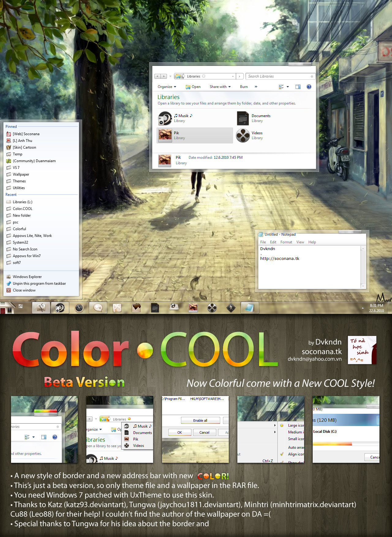 Color.COOL for windows 7