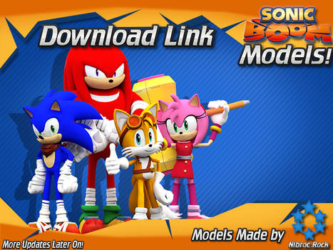Sonic Boom Models First Release!