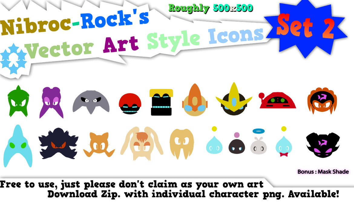 Sonic Vector Icons Set2 by Nibroc-Rock on DeviantArt