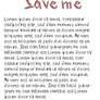 Save me