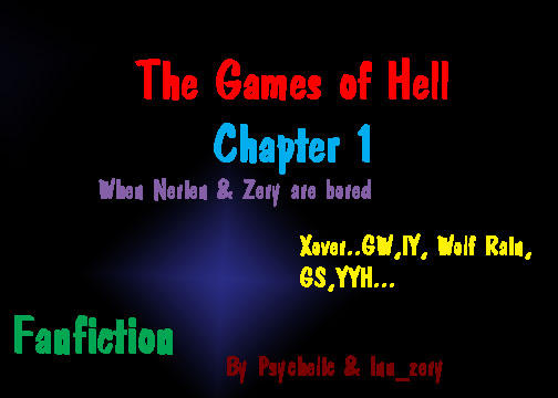 The Games of Hell...Chapter 1 by psychelic on DeviantArt