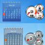 CPUmeters+calendar rainmeter