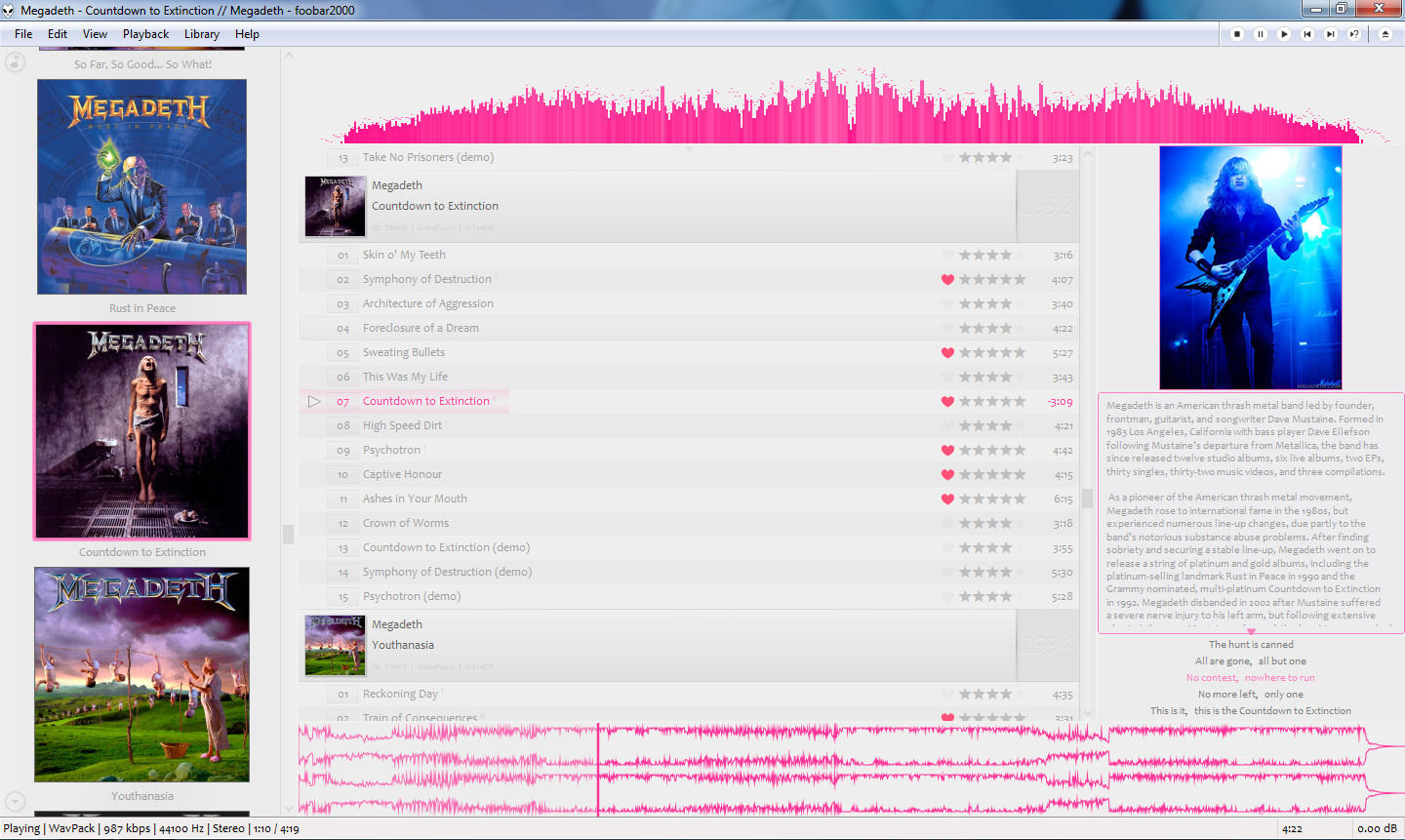 CUIGray V1 (foobar2000 Column UI Config)