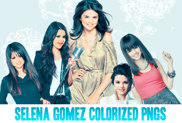 Selena Gomez colorized pngs