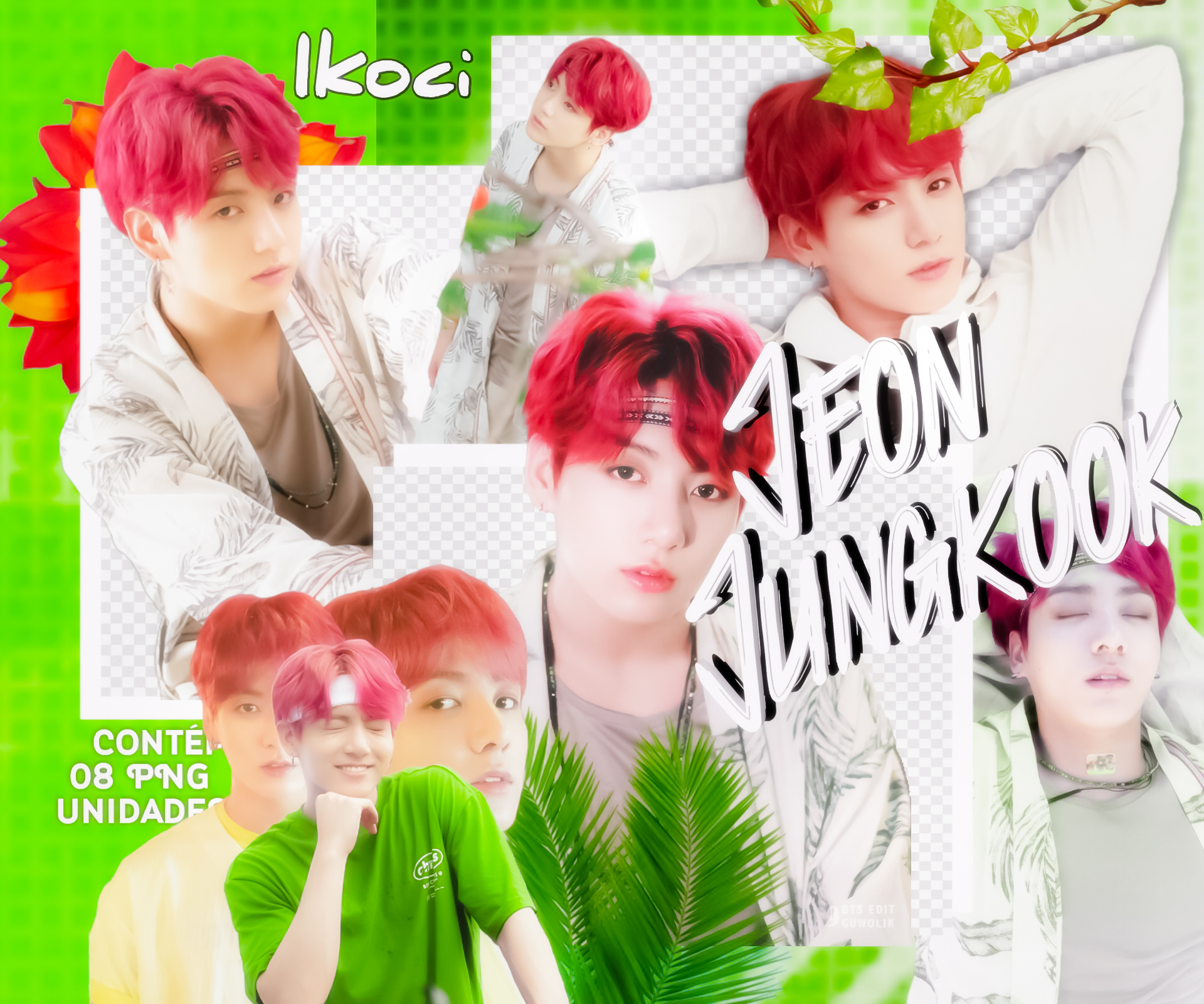 Jeon Jungkook || Summer // Png Pack by iKoci on DeviantArt