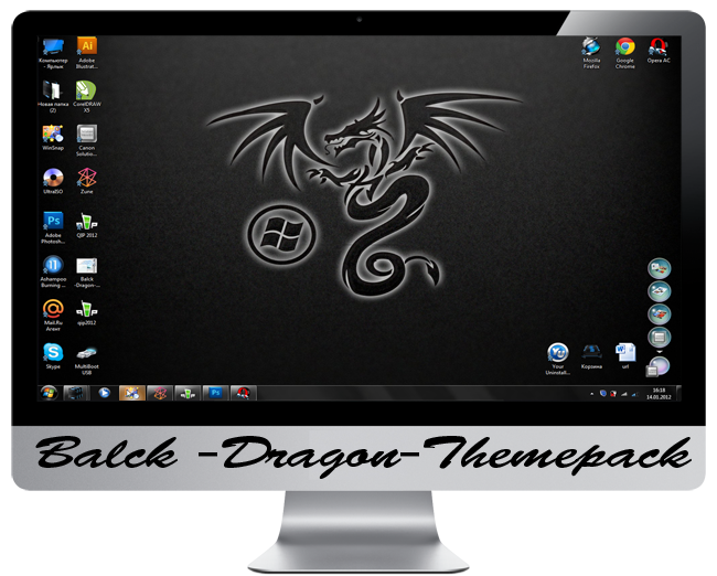 Balck -Dragon-   Win 7 themepack