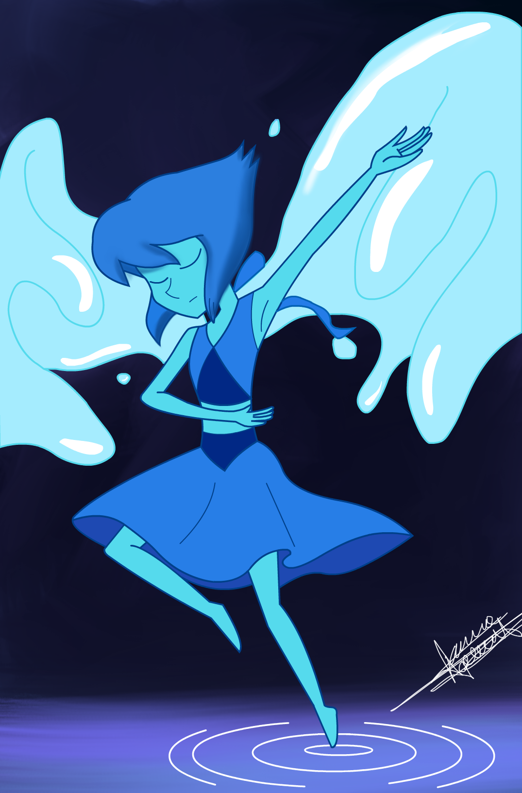 ocean gem by annie-tower on DeviantArt