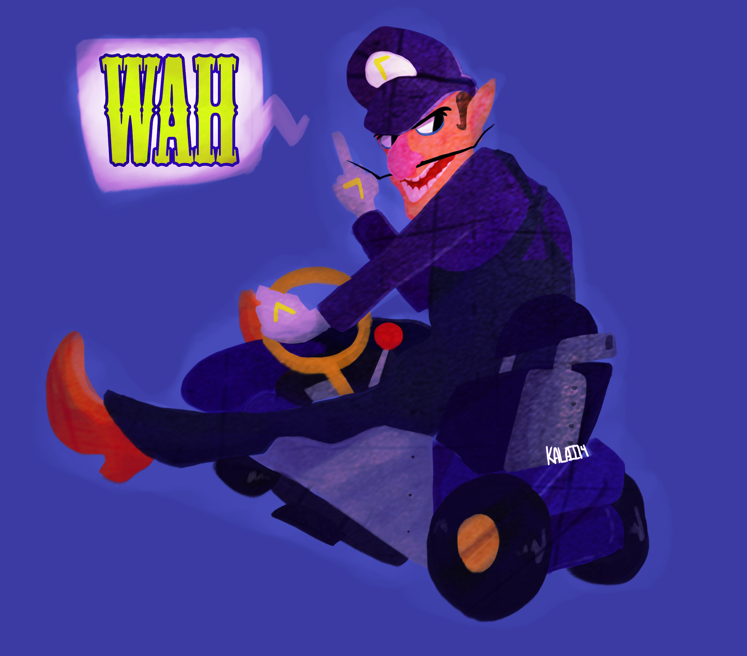 Waluigi Time by Wankadoodles on DeviantArt