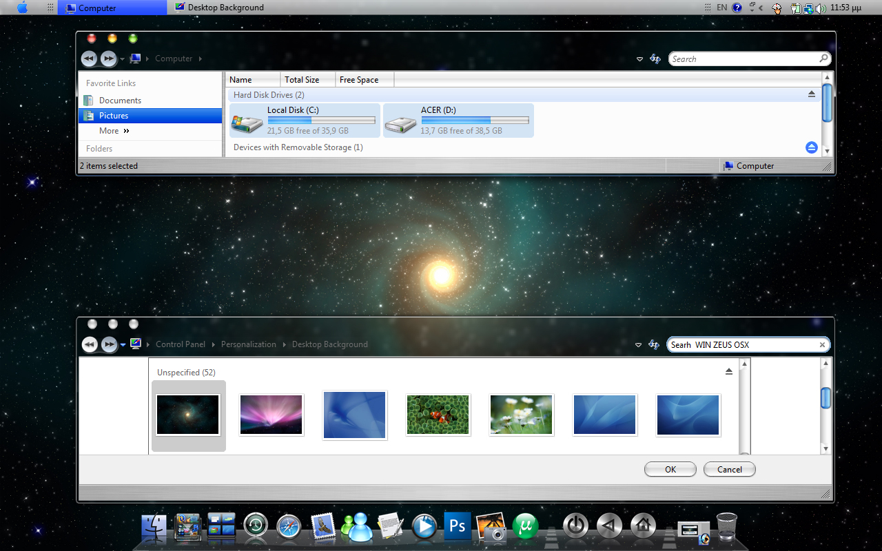 WIN ZEUS OSX THEME FOR VISTA by ZEUSosX on DeviantArt