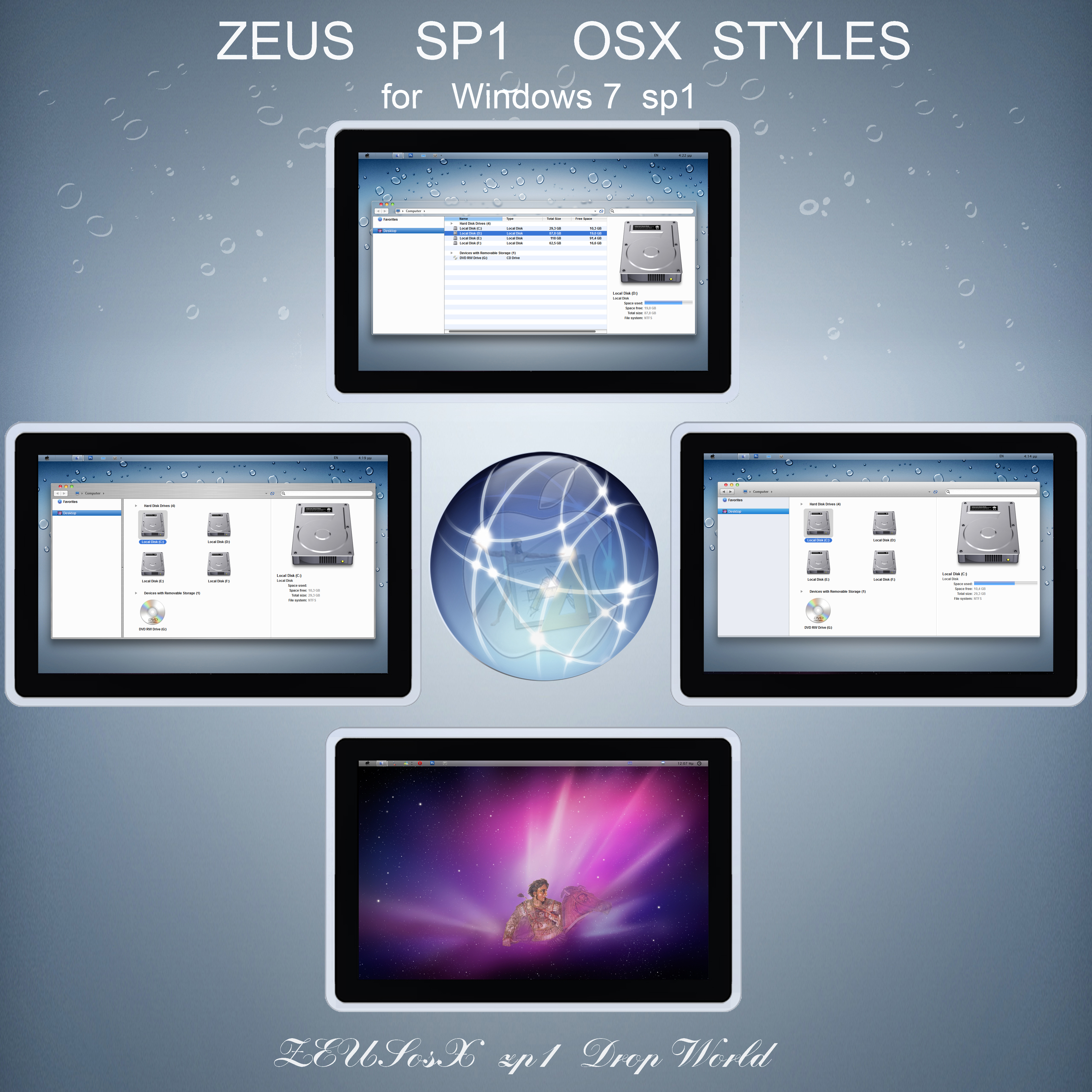 sp1 ZEUS osX  for Win 7  32bit