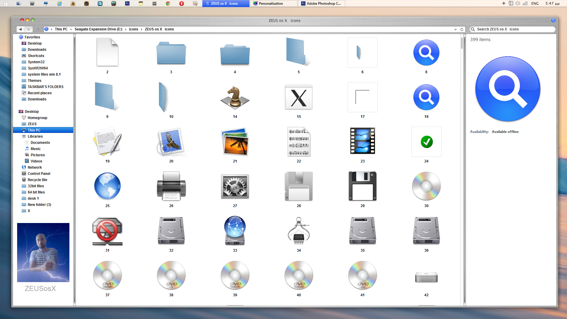 imageres.dll osx icons for Windows 8.1  64 bit