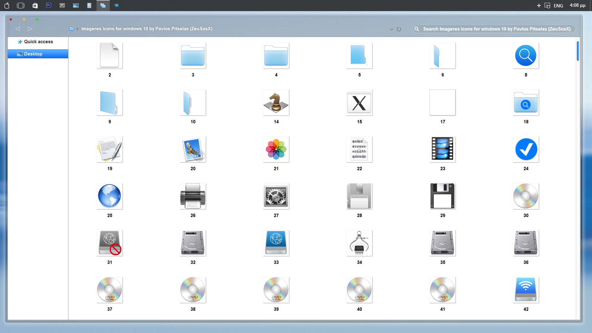 imageres.dll osx icons for Windows 10 32bit