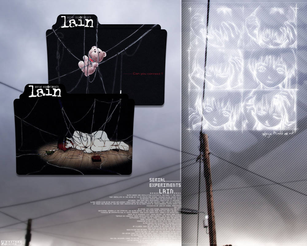 Serial Experiments: Lain folder icons by aliheydari1381 on DeviantArt