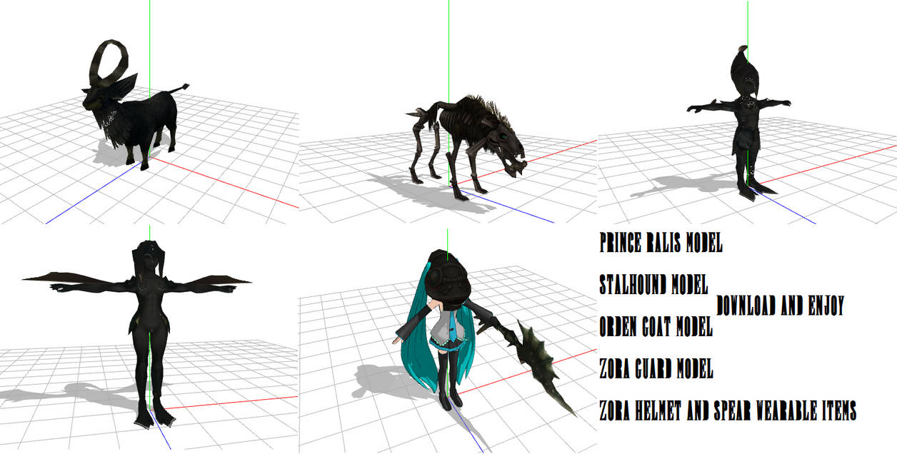 MMD Twilight Princess Items 2 by Valforwing on DeviantArt