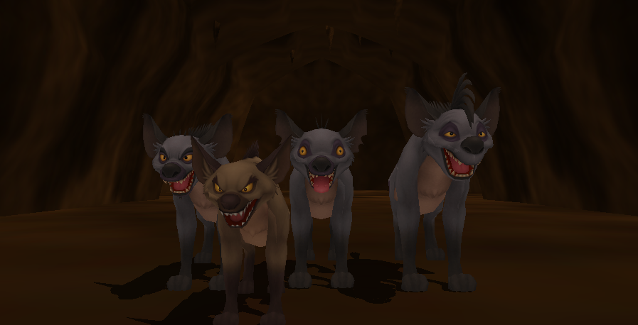 hyenas by Valforwing on DeviantArt