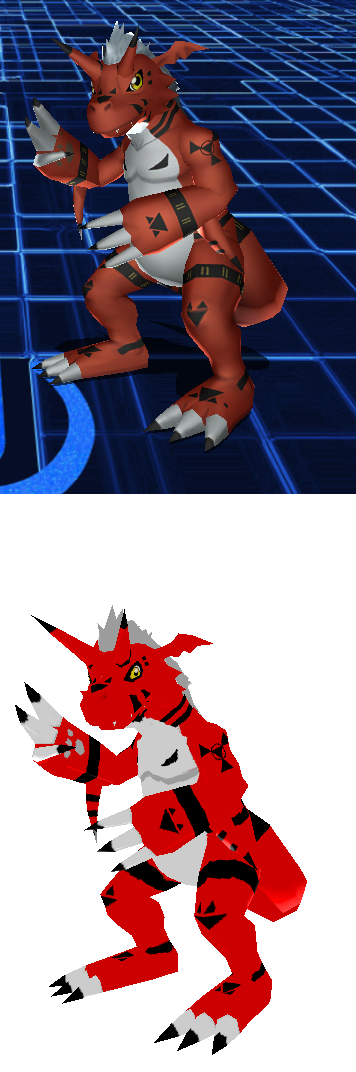 MMD Newcomer PaperGrowlmon + DL by Valforwing on DeviantArt