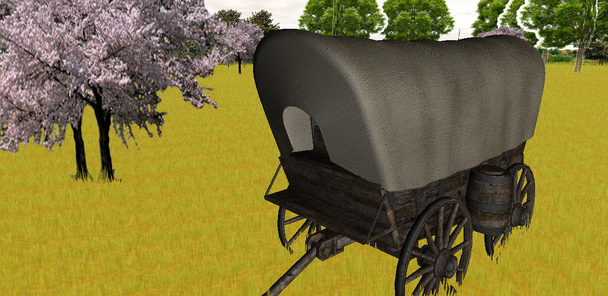 MMD Newcomer Covered Wagon + DL by Valforwing on DeviantArt