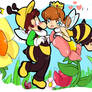 Sweet honey bee