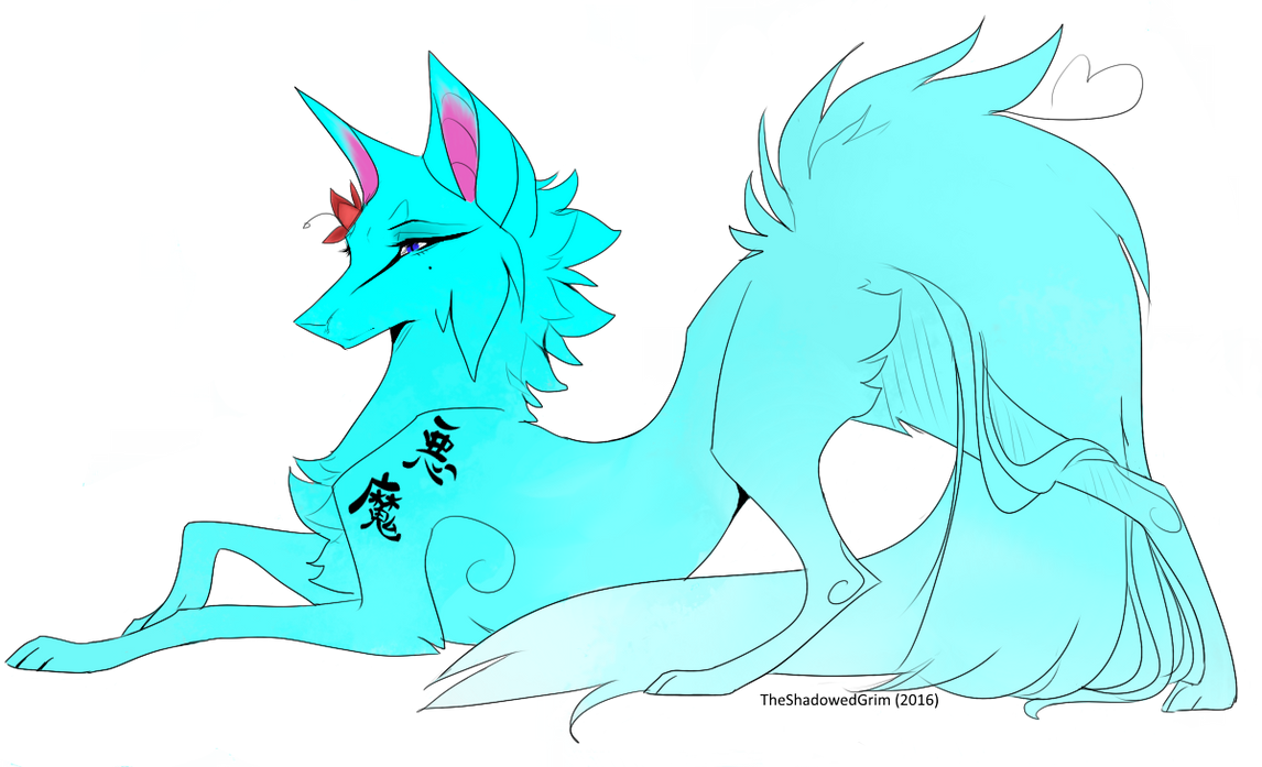 Wolf Fox adoptable by shadowandblack on DeviantArt