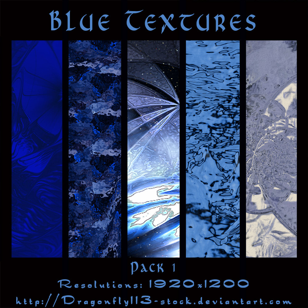 Blue Textures Pack 1 by BFstock on DeviantArt