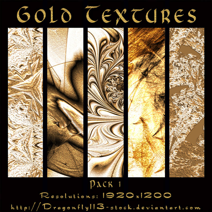 Gold Textures Pack 1 by BFstock on DeviantArt