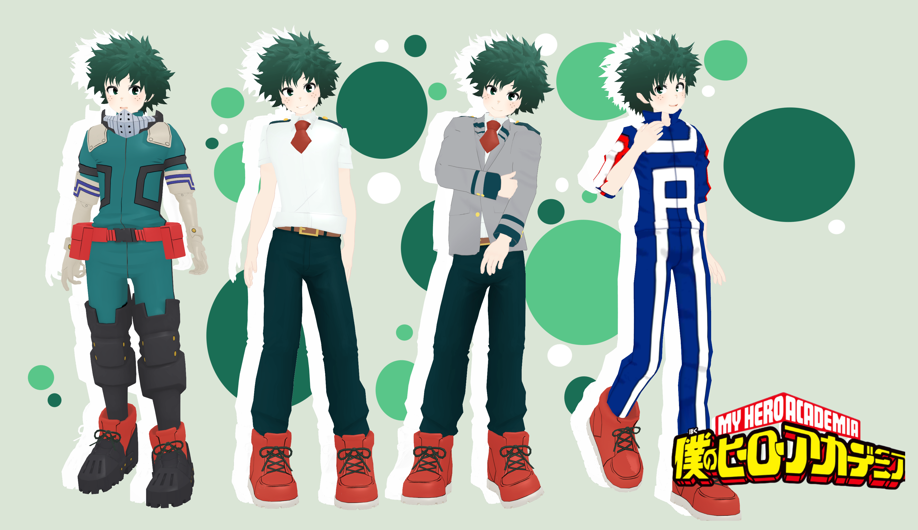 Mmd X Bnha Izuku Midoriya Dl By Wysida On Deviantart