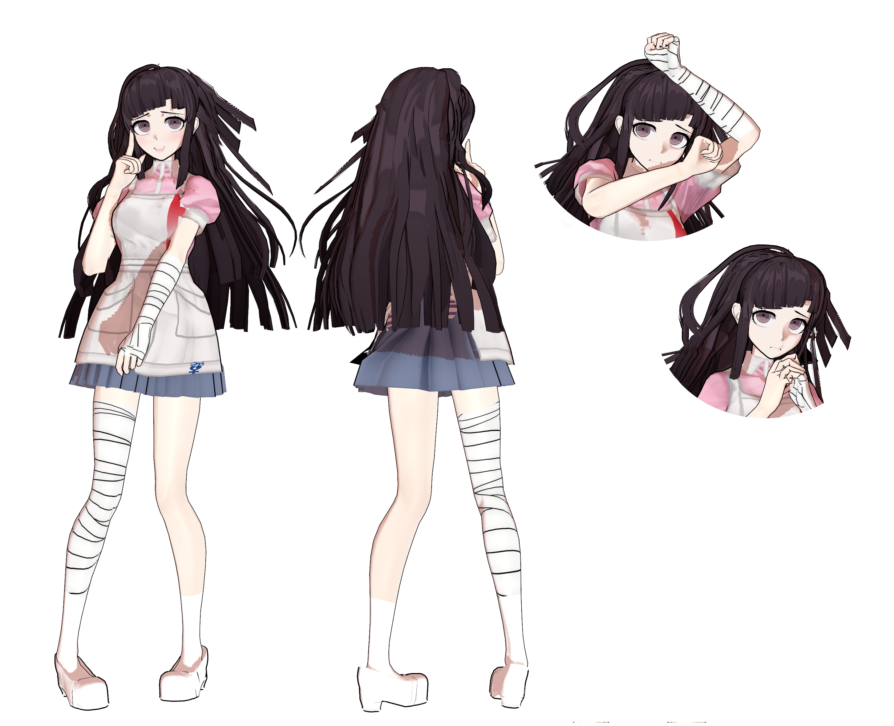 【在庫一掃】 x MMD Danganronpa DeviantArt on Wysida by DL Tsumiki Mikan ] ギター