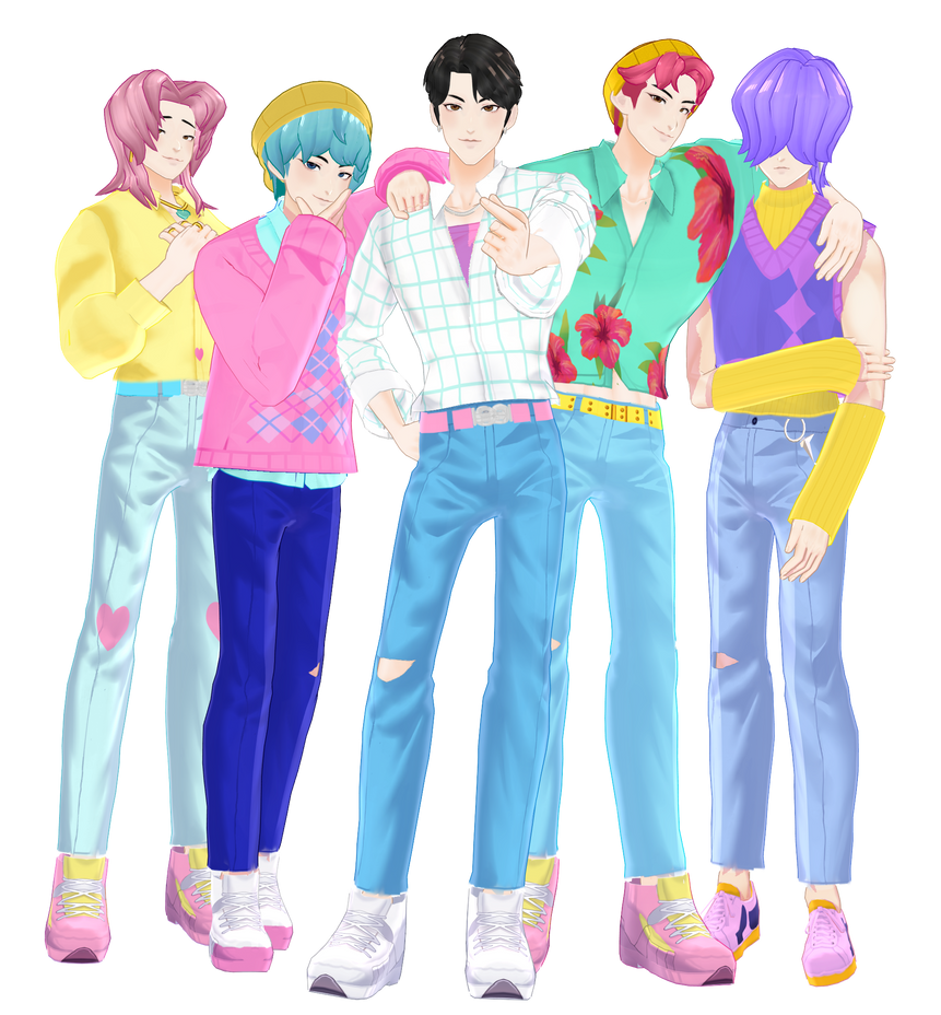 [MMD x KPDH] Saja Boys DL by Wysida on DeviantArt