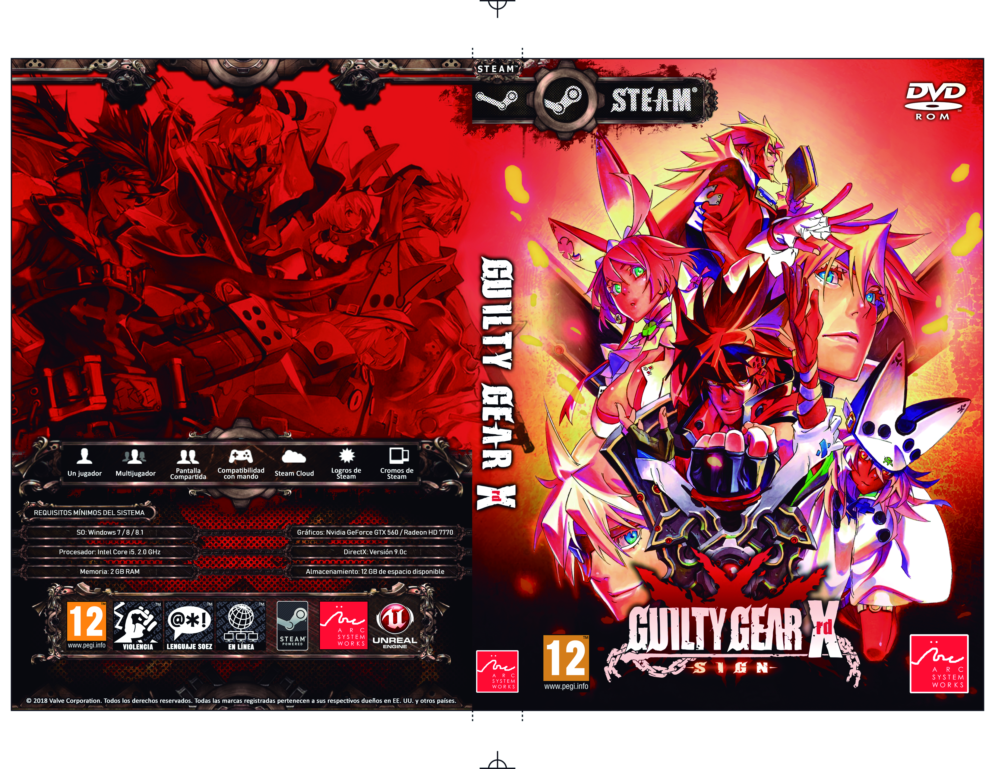 Guilty Gear Xrd Sign Custom Steam Cover Esp By Arthurreinhart On Deviantart