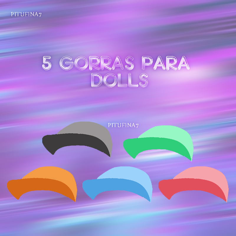 Gorras simples para dolls