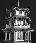 Pagoda 3d Model by xmas-kitty