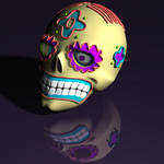 Sugar Skull 3d model by xmas-kitty