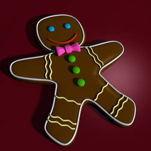 Gingerbread Man 3d model