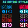 38 Retro Styles