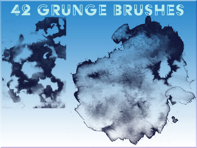 42 Grunge Brushes by BachtheOtter on DeviantArt