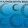 6 Flower Moon Brushes