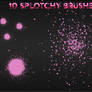 10 Splotchy Brushes