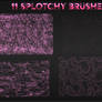 11 Splotchy Brushes