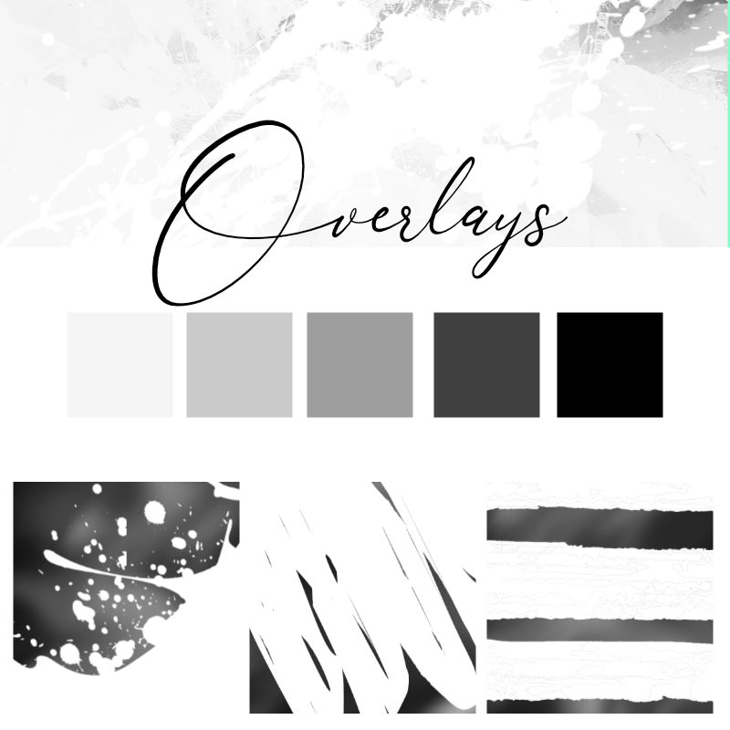 13 Black and white Overlays Textures by BachtheOtter on DeviantArt