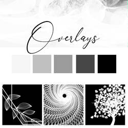 10 Black And White Misc Overlays