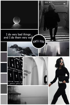 Black And White Moodboard