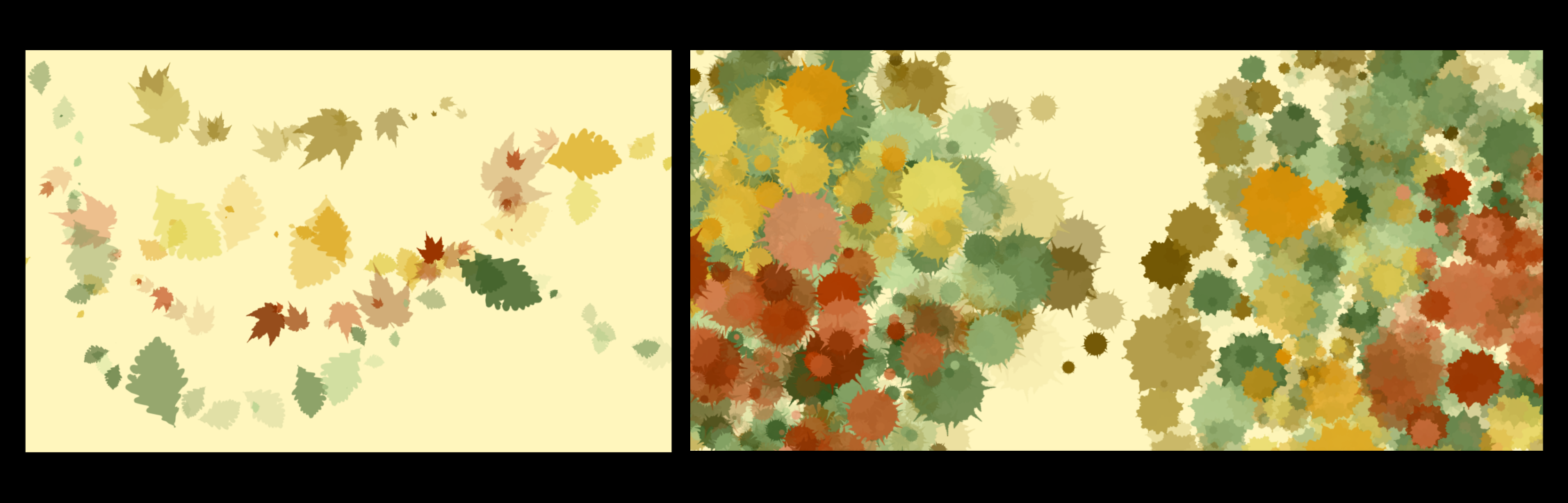 Gimp Leaf Brushes