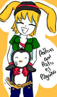 Peiton y pato