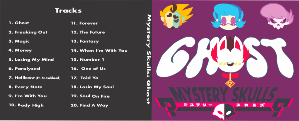 Mystery Skulls Ghost Album Cover By Chrismilesprower On Deviantart