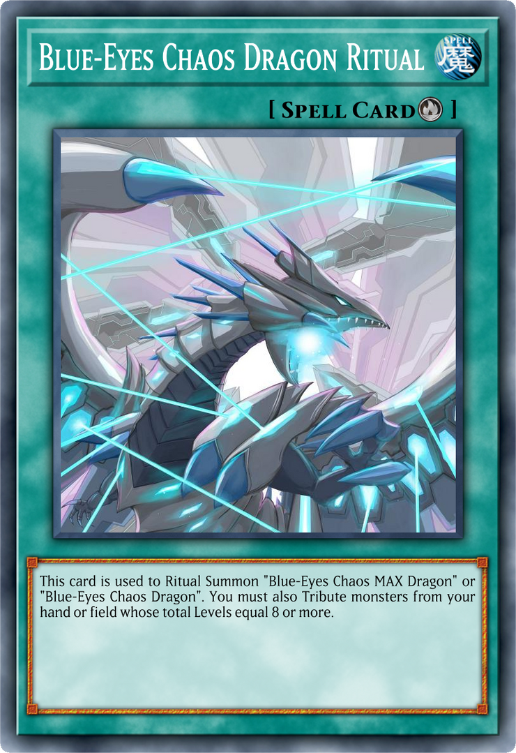 Blue Eyes Chaos Dragon Ritual By Dragonrikazangetsu On Deviantart