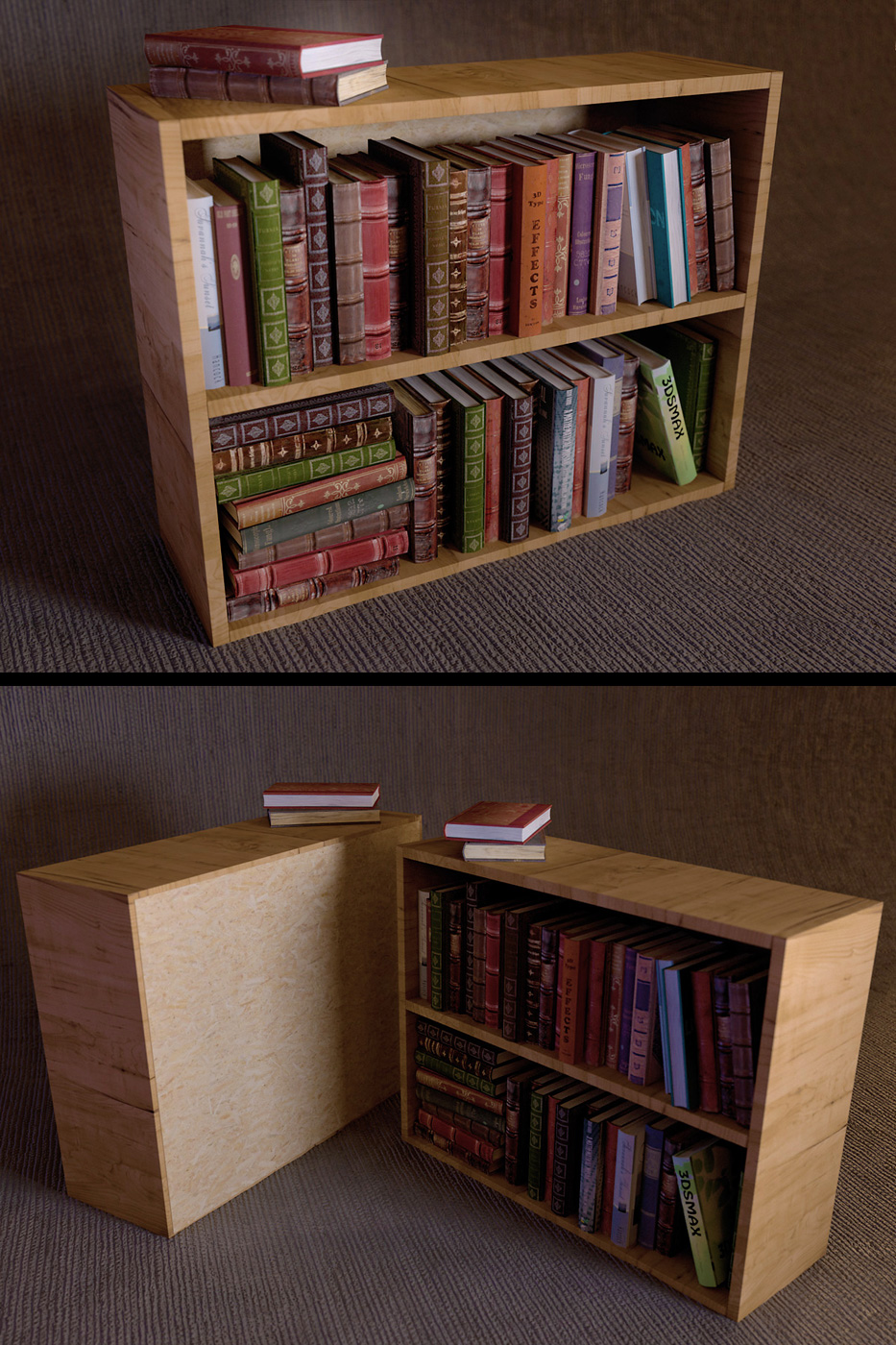 Full Bookshelf Download by LuxXeon