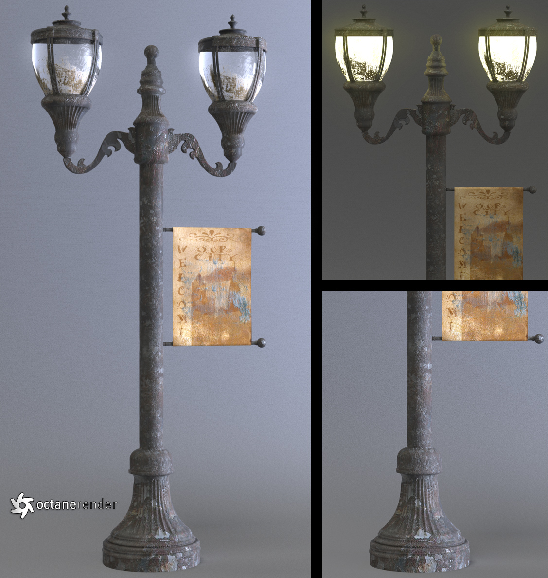Antique Street Lamp by LuxXeon